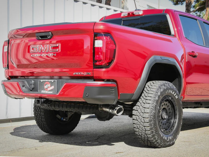 afe Apollo GT Series Cat-Back Exhaust System GM Colorado/Canyon 23-25 L4-2.7L (t) - Side View