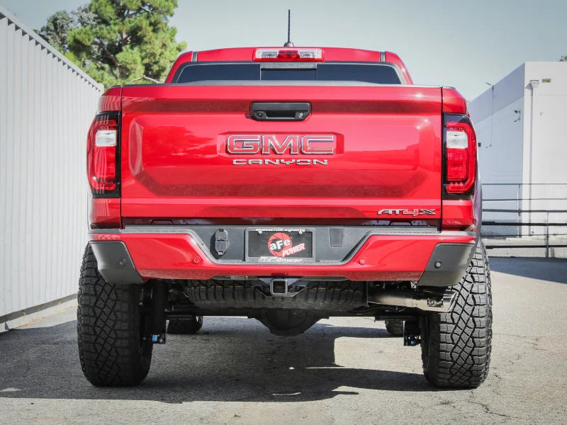 afe Apollo GT Series Cat-Back Exhaust System GM Colorado/Canyon 23-25 L4-2.7L (t) - Back View