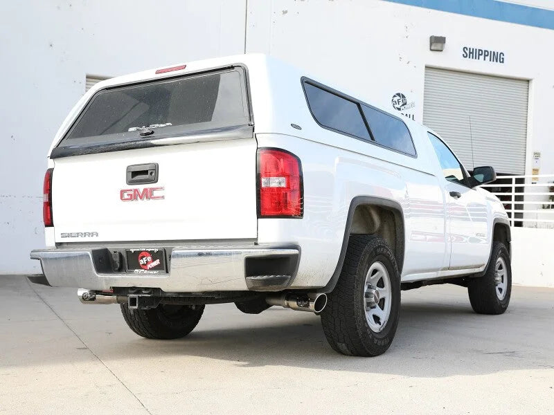 afe Apollo GT Series Cat-Back Exhaust System GM Trucks 09-18 V6-4.3L/V8-4.8/5.3L - Back View