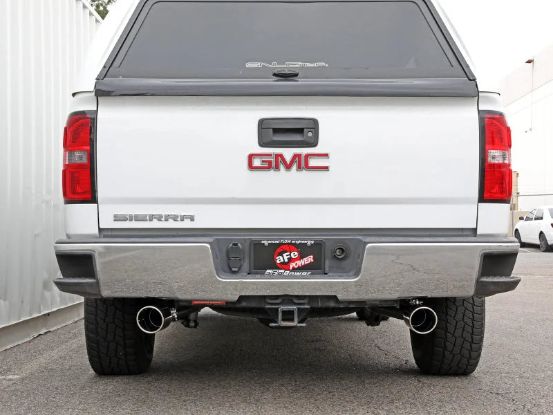 afe Apollo GT Series Cat-Back Exhaust System GM Trucks 09-18 V6-4.3L/V8-4.8/5.3L - Side View