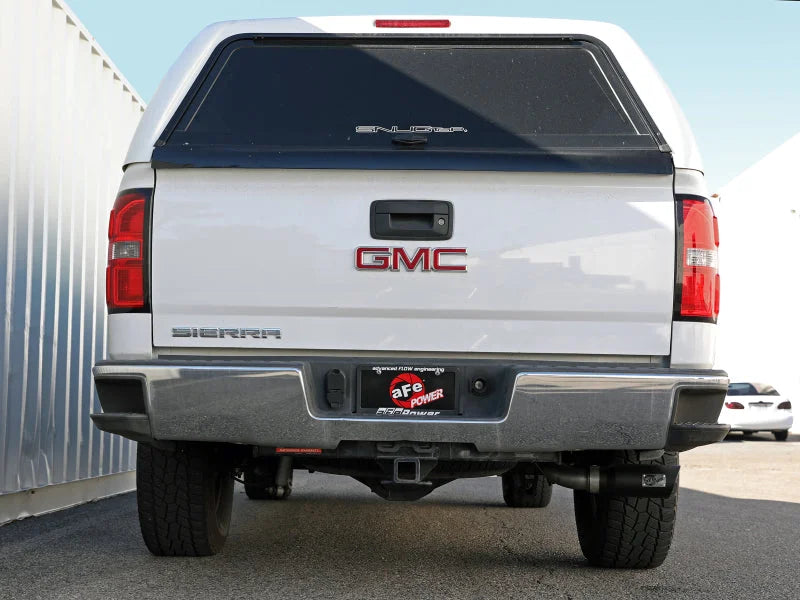 afe Apollo GT Series Cat-Back Exhaust System GM Trucks 09-18 V6-4.3L/V8-4.8/5.3L - Side View