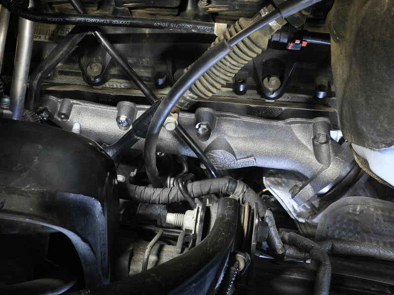 afe BladeRunner Exhaust Manifold Dodge/RAM 1500 09-18/RAM 1500 Classic 19-24 V8-5.7L HEMI - Side View