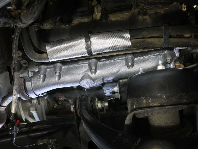 afe BladeRunner Exhaust Manifold Dodge/RAM 1500 09-18/RAM 1500 Classic 19-24 V8-5.7L HEMI - Back View