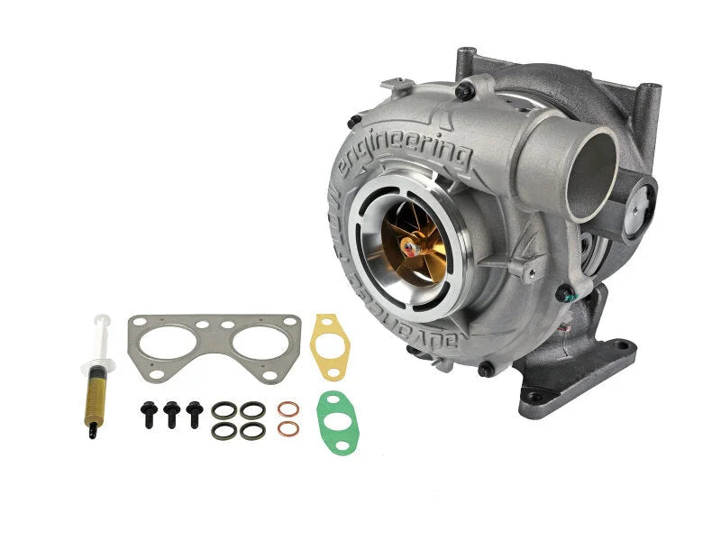 afe BladeRunner Turbocharger GM Diesel Trucks 04.5-10 V8-6.6L (td) LLY/LBZ/LMM - Back View