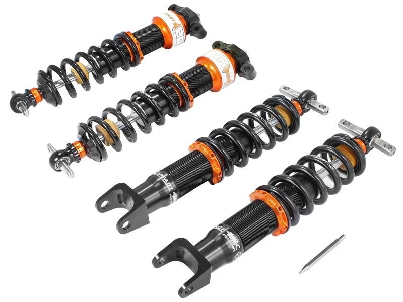 afe Control PFADT Series Featherlight Single Adj. Street/Track Coilover System; Chevy Corvette 14-15 - Main Product View