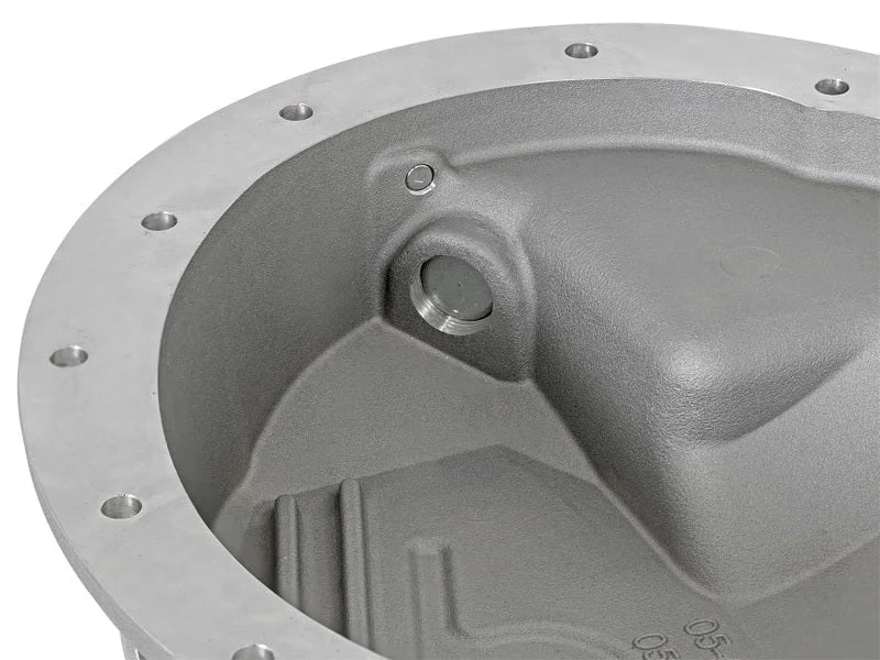 afe Front Differential Cover (Raw; Street Series); Dodge Diesel Trucks 03-12 L6-5.9/6.7L (td) - Additional View 6