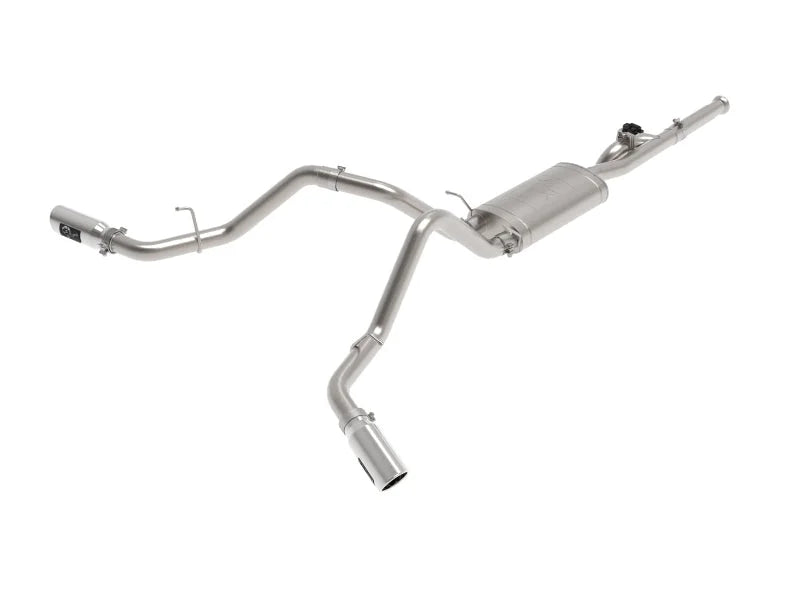 afe Gemini XV Cat-Back Exhaust System GM Trucks 09-18 V6-4.3/V8-4.8/5.3L - Main Product View