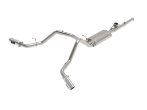 afe Gemini XV Cat-Back Exhaust System GM Trucks 09-18 V6-4.3/V8-4.8/5.3L - Main Product View