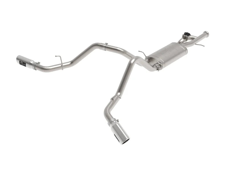 afe Gemini XV Cat-Back Exhaust System GM Trucks 09-18 V6-4.3/V8-4.8/5.3L - Main Product View