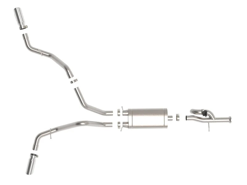 afe Gemini XV Cat-Back Exhaust System GM Trucks 09-18 V6-4.3/V8-4.8/5.3L - Additional View 10