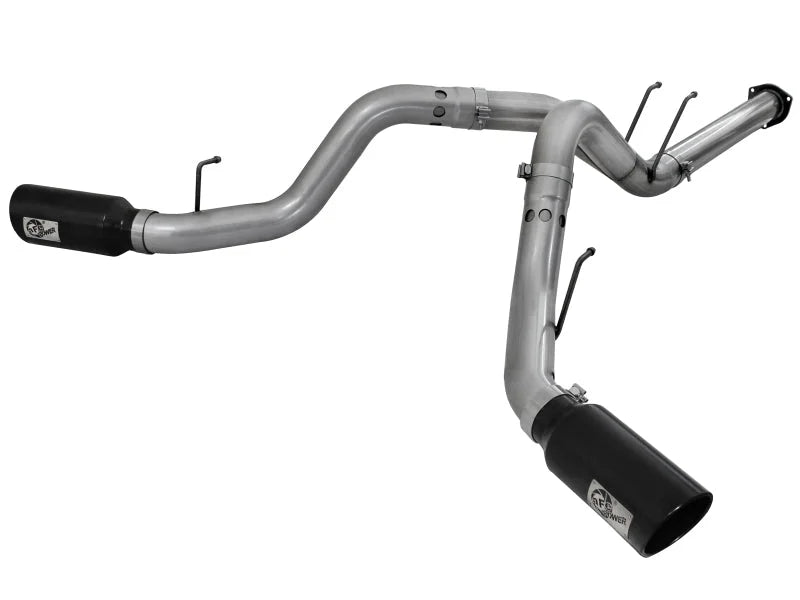 afe Large Bore-HD DPF-Back Exhaust System Ford Diesel Trucks 11-14 V8-6.7L (td) - Main Product View