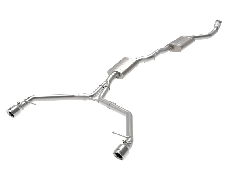 afe MACH Force-Xp 13-16 Audi Allroad L4 SS Cat-Back Exhaust w/ PolishedTips - Main Product View