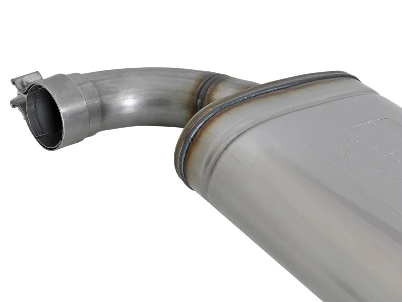 afe MACH Force-Xp Axle-Back Exhaust System Ford Mustang GT 15-17 V8-5.0L - Back View
