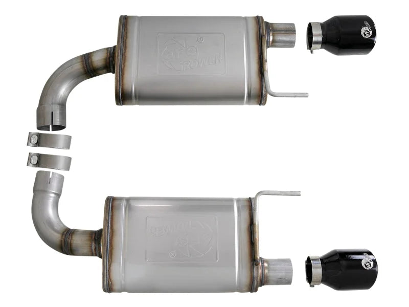 afe MACH Force-Xp Axle-Back Exhaust System Ford Mustang GT 15-17 V8-5.0L - Additional View 6