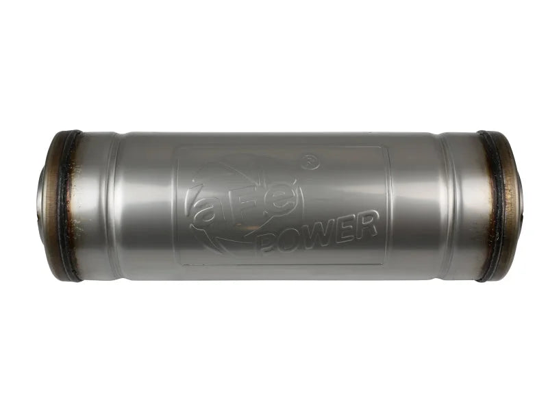 afe MACH Force-Xp Muffler 2-1/2 IN ID Center/Center x 9 IN Dia. x 14 IN L - Round Body - Additional View 5
