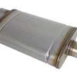 Load image into Gallery viewer, afe MACH Force-Xp Muffler 2-1/2 IN ID Offset/Center x 9 IN W x 4 IN H x 14 IN L - Oval Body - Main Product View