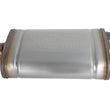 Load image into Gallery viewer, afe MACH Force-Xp Muffler 2-1/2 IN ID Offset/Center x 9 IN W x 4 IN H x 14 IN L - Oval Body - Back View