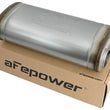 Load image into Gallery viewer, afe MACH Force-Xp Muffler 2-1/2 IN ID Offset/Dual x 18 IN L x 8 IN W x 5 IN H - Oval Body - Main Product View