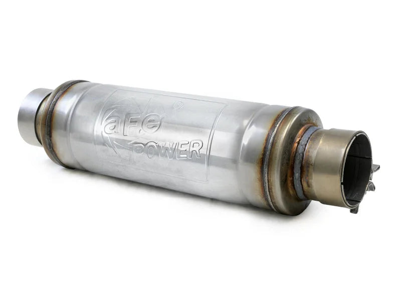 afe MACH Force-Xp Muffler 3 IN ID Center/Center x 5 IN Dia. x 19 IN Overall Length - Round Body - Main Product View