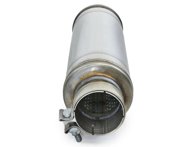 afe MACH Force-Xp Muffler 3 IN ID Center/Center x 5 IN Dia. x 19 IN Overall Length - Round Body - Additional View 6