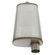 Load image into Gallery viewer, afe MACH Force-Xp Muffler 3 IN ID Center/Offset x 11 IN W x 5 IN H x 22 IN L - Oval Body - Side View