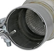 Load image into Gallery viewer, afe MACH Force-Xp Resonator 2-1/2 IN Inlet/Outlet x 4 IN Dia. x 12 IN Body x 15 IN Overall Length - Additional View 5