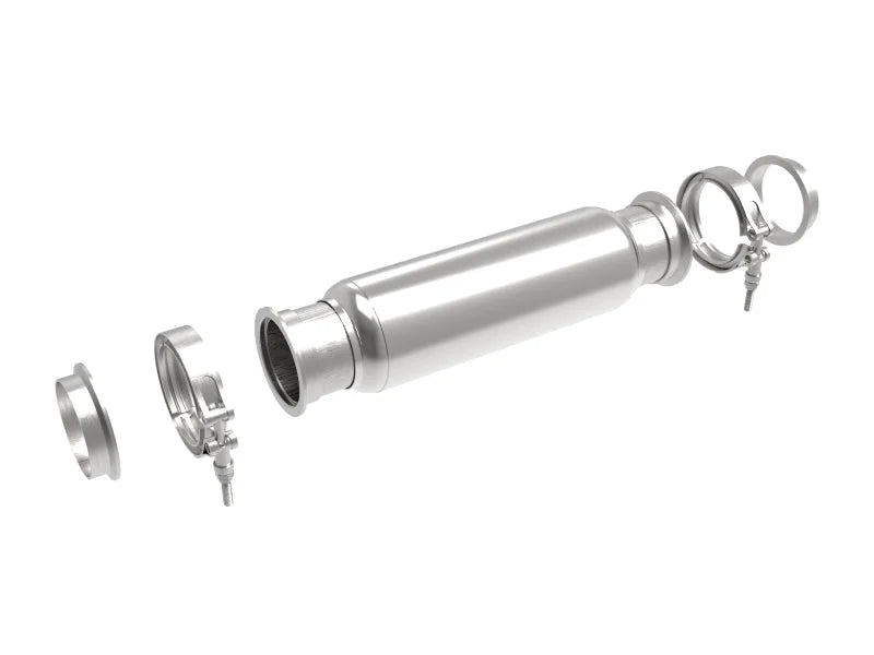 afe MACH Force-Xp Resonator 3 IN Inlet/Outlet x 4 IN Dia. x 12 IN Body x 16 IN Overall Length - Main Product View