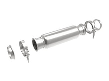 Load image into Gallery viewer, afe MACH Force-Xp Resonator 3 IN Inlet/Outlet x 4 IN Dia. x 12 IN Body x 16 IN Overall Length - Main Product View