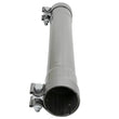 Load image into Gallery viewer, afe MACH Force-Xp Resonator Delete Pipe 3 IN Inlet/Outlet x 3 IN Dia. x 19 IN Overall L w/ Clamps - Back View
