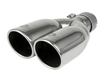 Load image into Gallery viewer, afe MACH Force-Xp Universal Exhaust Tip 2-1/2 IN Inlet x 3-1/2 IN Outlet X 12 IN L - Main Product View