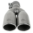 Load image into Gallery viewer, afe MACH Force-Xp Universal Exhaust Tip 2-1/2 IN Inlet x 3-1/2 IN Outlet X 12 IN L - Side View