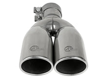 Load image into Gallery viewer, afe MACH Force-Xp Universal Exhaust Tip 2-1/2 IN Inlet x 3-1/2 IN Outlet X 12 IN L - Side View