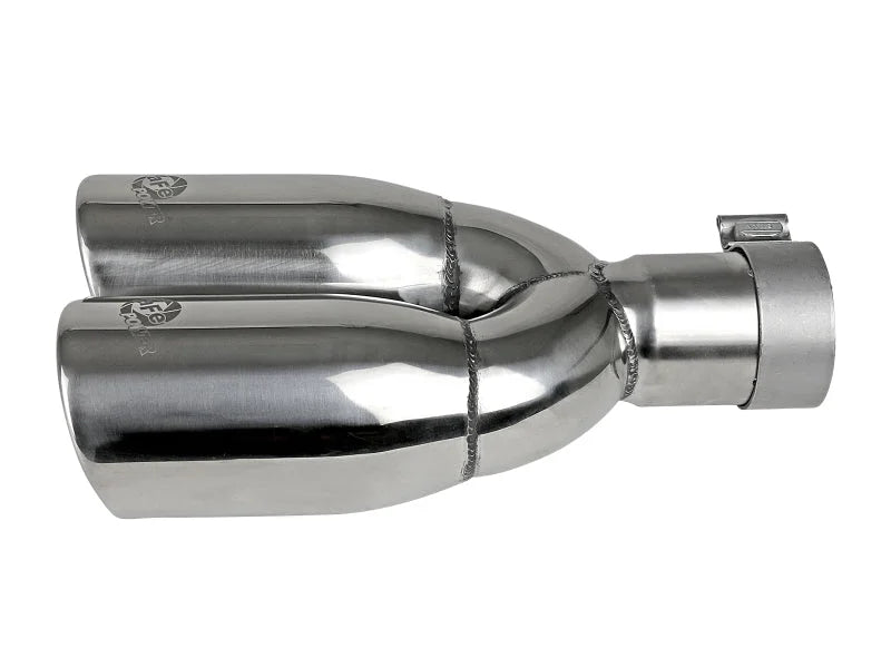 afe MACH Force-Xp Universal Exhaust Tip 2-1/2 IN Inlet x 3-1/2 IN Outlet X 12 IN L - Additional View 5