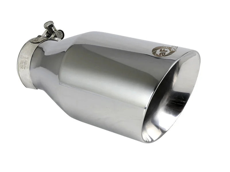 afe MACH Force-Xp Universal Exhaust Tip 2-1/2 IN Inlet x 4-1/2 IN Outlet x 9 IN L - Main Product View