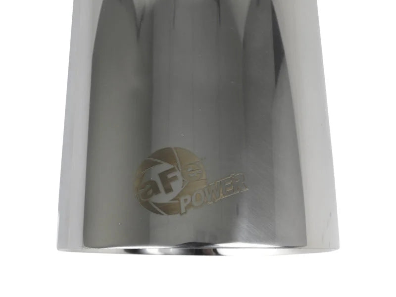 afe MACH Force-Xp Universal Exhaust Tip 2-1/2 IN Inlet x 4-1/2 IN Outlet x 9 IN L - Installation View