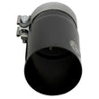 Load image into Gallery viewer, afe MACH Force-Xp Universal Exhaust Tip 3-1/2 IN Inlet x 4 IN Outlet x 7 IN L - Back View