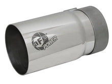 Load image into Gallery viewer, afe MACH Force-Xp Universal Exhaust Tip 3-1/2 IN Inlet x 4 IN Outlet x 7 IN L - Main Product View