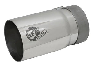afe MACH Force-Xp Universal Exhaust Tip 3-1/2 IN Inlet x 4 IN Outlet x 7 IN L - Main Product View