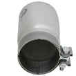 Load image into Gallery viewer, afe MACH Force-Xp Universal Exhaust Tip 3-1/2 IN Inlet x 4 IN Outlet x 7 IN L - Side View