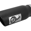 Load image into Gallery viewer, afe MACH Force-Xp Universal Exhaust Tip 3-1/2 IN Inlet x 4-1/2 IN Outlet x 12 IN L - Main Product View