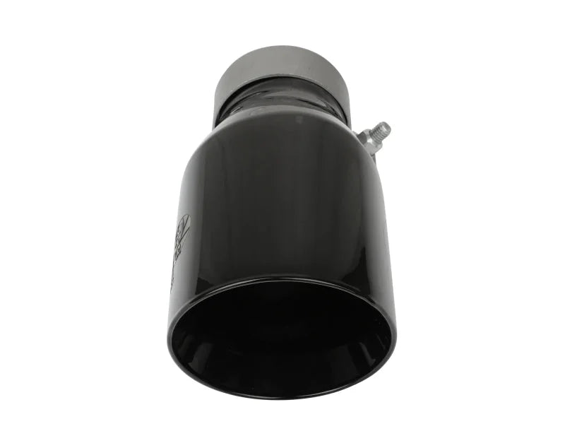 afe MACH Force-Xp Universal Exhaust Tip 3 IN Inlet x 4-1/2 IN Outlet x 9 IN L - Side View