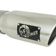 Load image into Gallery viewer, afe MACH Force-Xp Universal Exhaust Tip 4 IN Inlet x 5 IN Outlet x 12 IN L - Main Product View