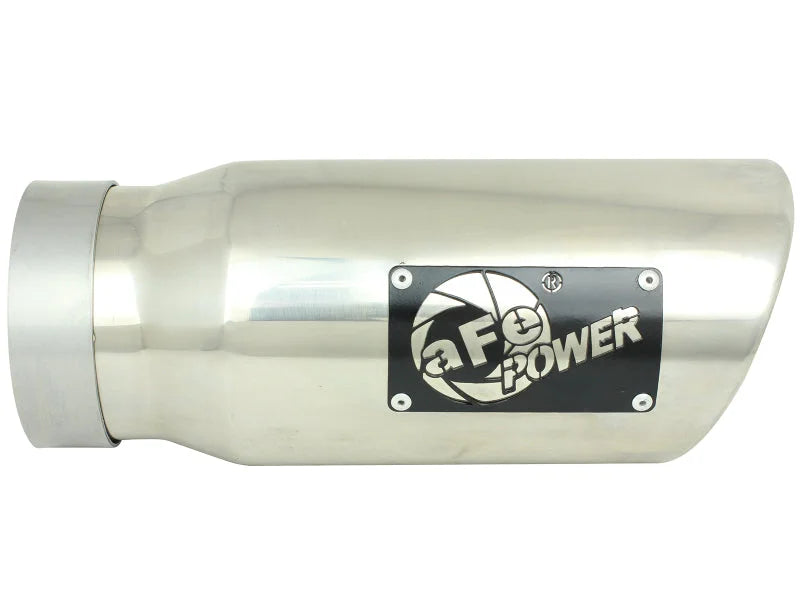 afe MACH Force-Xp Universal Exhaust Tip 4 IN Inlet x 5 IN Outlet x 12 IN L - Installation View