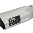 Load image into Gallery viewer, afe MACH Force-Xp Universal Exhaust Tip 4 IN Inlet x 5 IN Outlet x 12 IN L - Main Product View