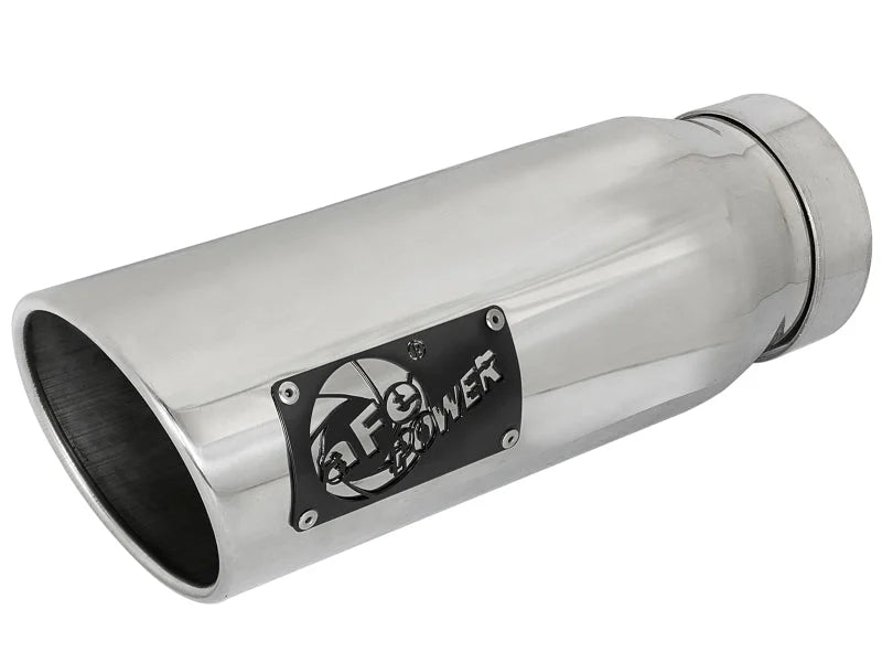 afe MACH Force-Xp Universal Exhaust Tip 4 IN Inlet x 5 IN Outlet x 12 IN L - Main Product View