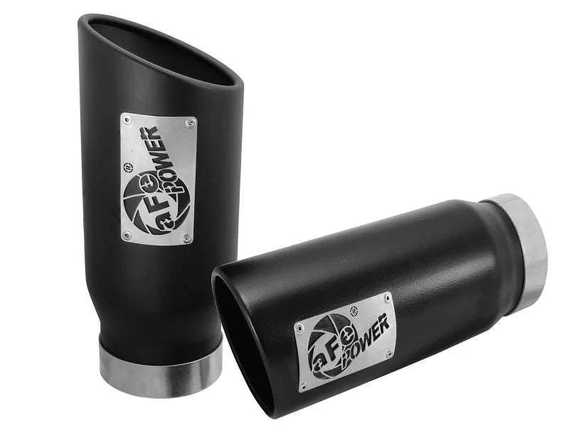 afe MACH Force-Xp Universal Exhaust Tip 4 IN Inlet x 5 IN Outlet x 12 IN L - Main Product View