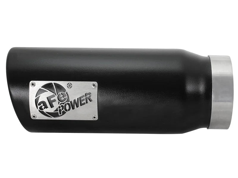 afe MACH Force-Xp Universal Exhaust Tip 4 IN Inlet x 5 IN Outlet x 12 IN L - Installation View