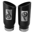 Load image into Gallery viewer, afe MACH Force-Xp Universal Exhaust Tip 4 IN Inlet x 5 IN Outlet x 12 IN L - Additional View 6