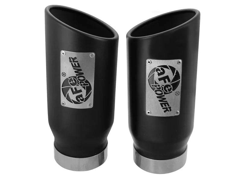 afe MACH Force-Xp Universal Exhaust Tip 4 IN Inlet x 5 IN Outlet x 12 IN L - Additional View 6