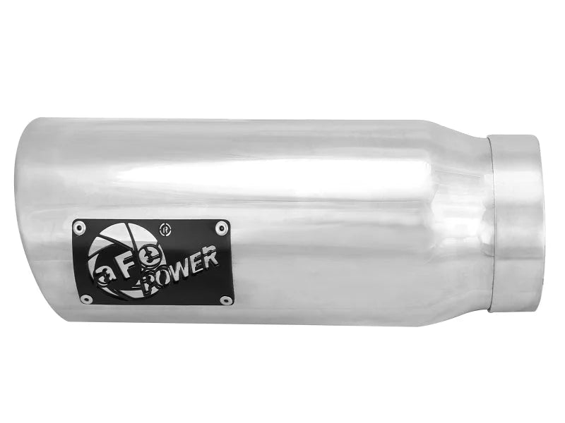 afe MACH Force-Xp Universal Exhaust Tip 4 IN Inlet x 5 IN Outlet x 12 IN L - Installation View